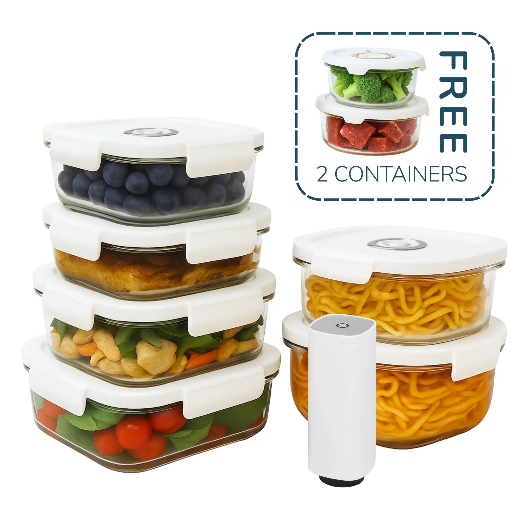 OceanPure™ Vacuum Sealer Set of 6 + 2 FREE